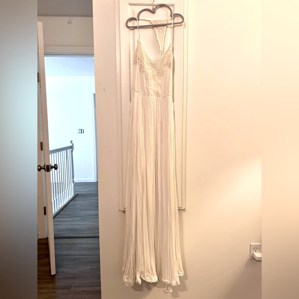 Urban Decay Kimchi Blue maxi dress with lace size 4